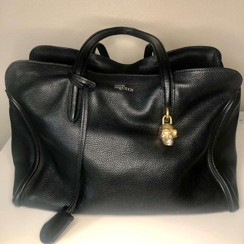 Alexander McQueen Large Skull Padlock Tote
